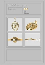 lion pendent fashion face organic jewelry pendants 3d print model - Mito3D