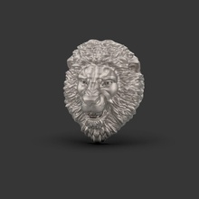 lion ring jewelry sculpture art fashion printable gold sterling jewel rings man men print 3d print model - Mito3D