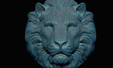 leone squillare scultura animale statua mammifero selvaggio gatto africa natura safari argento stampabile leon leones savana gnu motociclista sollievo gioielleria anelli 3d print model - Mito3D
