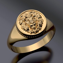 leone anello cat gioiello gioielli oro argento stl prototipazione mod stampabile anelli 3d print model - Mito3D