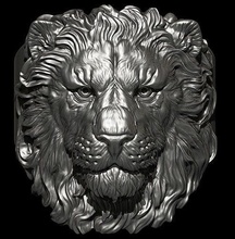 leone squillare pendente bas sollievo stampa design decorazione gioielleria scultura monumento animale arte oro platino ciondoli scarica 3d argento anelli 3d print model - Mito3D
