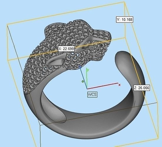 Löwe Ring Gold Schmuck Diamant Silber Juwel Engagement Ringe 3D print model - Mito3D