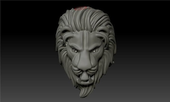 löwe ring indu leon joyeria oro zbrush joyas schmuck ringe schnitzen cera eindruck 3d diamant silber leones könig 3d print model - Mito3D