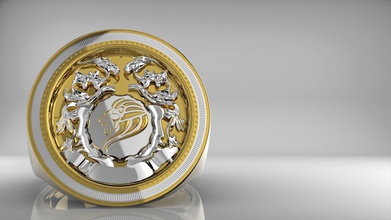 león anillo de hojas la joyería mens el hip-hop urbano los anillos 3d print model - Mito3D