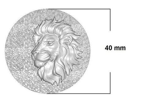 lion texture 3d sculpture bas relief design cnc carved engraving engraved artcam jdpaint zbrush art sculptures 3d print model - Mito3D