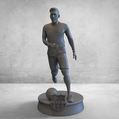 Lionel messi 3d modelo imprimible fútbol estatua Deportes juguete casa decoración 3D print model - Mito3D