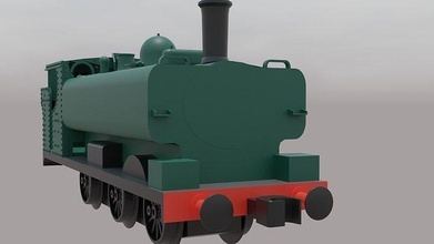 lionel ölçek koca 57xx tren lokomotif buhar 3dprint oyunlar oyuncaklar 3d print model - Mito3D