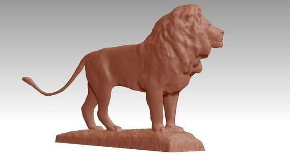 Lions Lion animal tigre imprimable sculpture sauvage art sculptures 3d print model - Mito3D