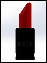 rouge à lèvres détenteur de la clé imprimable mode belle le titulaire d'autres 3d print model - Mito3D
