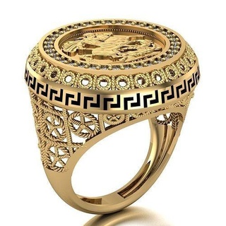 lire bague 091 or bijoux argent diamant bijou engagement mariage mode pendentifs anneaux 3d print model - Mito3D