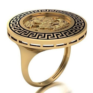 Lira Ring 106 Gold Schmuck Silber Diamant Juwel Engagement Hochzeit Mode Goldring Anhänger Ringe 3d print model - Mito3D