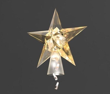 Aydınlatılmış kolay star süs çam ağaç sembol Noel Belen Estrella Navidad üst altın dekorasyon Led ışık deko sürpriz ortaya çıkartmak işaret Sanat işaretler logolar 3d print model - Mito3D