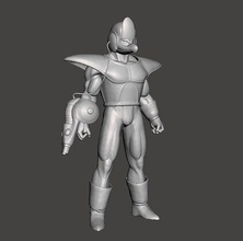 litt 3d model man in suit holding gun dragon ball dbz dragonball frieza force games toys 3d print model - Mito3D