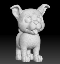 petit chien imprimer en 3d jeux-jouets 3dprint imprimable le chiot peu dessin animé jouet jeux les jouets 3d print model - Mito3D