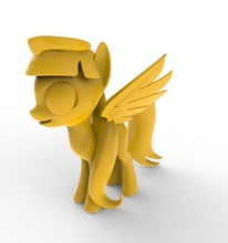 little pony a arte figura pônei animais natureza estátua escultura o personagem cavalo esculturas 3d print model - Mito3D