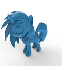 petit poney art peu cheval animal jouet figure la sculpture dessin animé sculptures 3d print model - Mito3D
