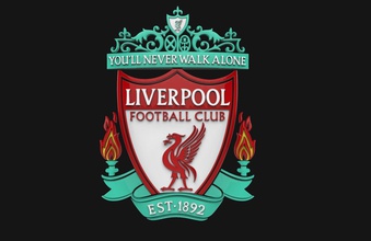liverpool fc logo futbol kulüp 3d liverpoolfutbol klübü çayır ödülleri logosu logofutbol fcliverpool sanat işaretler logolar 3d print model - Mito3D