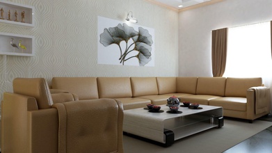 la salle de séjour maison canapé l'accessoire vie l'intérieur tvunit famille salon-cuisine siège président cuir chambre décor à coucher 3d print model - Mito3D