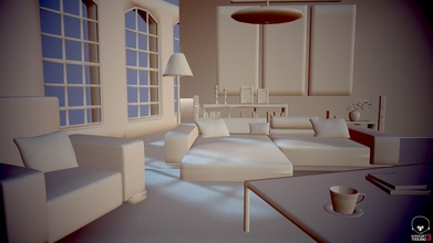 Wohnzimmer Haus maya toolbag Dekor 3d print model - Mito3D
