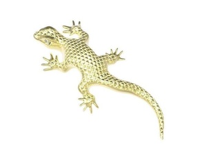 lizard pendant pendandt jewel jewelery silver diamond jewellery fashion jewelry pendants 3d print model - Mito3D