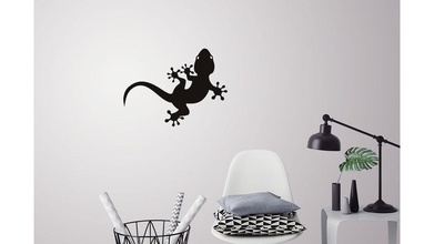 lizard wall decoration art indoor home profile silhouette decor model 3d printing artistic reptile animal nature deco other 3d print model - Mito3D