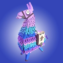 llama fortnite lama fornite obj character print 3dprint ready animal maya zbrush animals games toys 3d print model - Mito3D