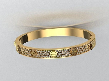 braccialetto 2 g0ld famoso argento marca zaffiro sterlina diamante squillare stampabile serpenti rubi super rolex progettista gioiello gioielleria moda bellezza oro orologio braccialetti 3d print model - Mito3D