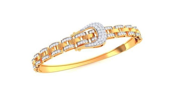 serratura cintura braccialetto 8 oro gioielleria gioiello sterlina stampabile argento nozze splendente Fidanzamento platino brillante diamante gemma lusso braccialetti 3d print model - Mito3D