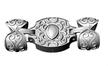fechadura pulseira ouro prata diamante gema jóia jóias imprimível 3dmodel protótipo brilhante 3dprint cnc moagem impressão joalheria 3d pulseiras 3d print model - Mito3D