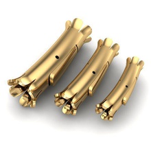 bloqueo de cordones la joyería los tesselcaps bracelettesselcaps oro plata joya pulsera el cuero encanto braceletcharm las pulseras 3d print model - Mito3D