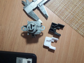 serratura pusher mitsubishi pajero iii macchina Giappone scienza ingegneria 3d print model - Mito3D