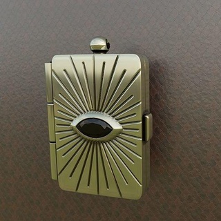 medaglione occhio scatola pendente bloccalo gioielleria oro argento metallico sterlina trend ciondoli 3d print model - Mito3D