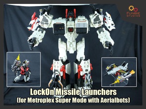 trancar míssil lançadores metroplex super modo transformadores supermodo airbots jogos brinquedos 3d print model - Mito3D