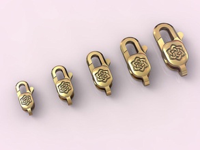 009 bilezik takı zincirleri kilitleri altın Gümüş yazdırılabilir mücevher nişan kolye babochka zincir moda süs 3d kilit kilitler güzellik 3d print model - Mito3D