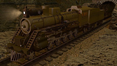 lokomotif araç makine tren steampunk hobi kendin yap mekanik parçalar 3d print model - Mito3D