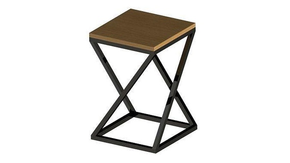 Dachgeschoss Stuhl Bordeaux Möbel Innere Design modern Jahrgang Salon skandinavisch Haus 3d print model - Mito3D
