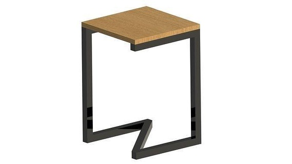 grenier chaise Naples meubles intérieur moderne industriel conception chambre meuble maison 3d print model - Mito3D