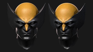 logan wolverine cowl 3d printing helmet hugh jackman deadpool3 cosplay marvel xmen art comic hobby diy 3d print model - Mito3D