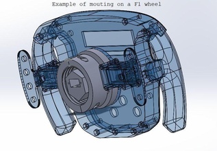 logitech g27 g29 rápido lanzamiento liberación rápida simulación sim carreras pasatiempo bricolaje diy mecánico partes electrónico rueda 3d print model - Mito3D
