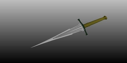 Loki dague séries infini guerre Laufeyson couteau cosplay soutenir afficher couteaux merveille mcu Thor vengeurs l'infini iw loisir DIY 3d print model - Mito3D