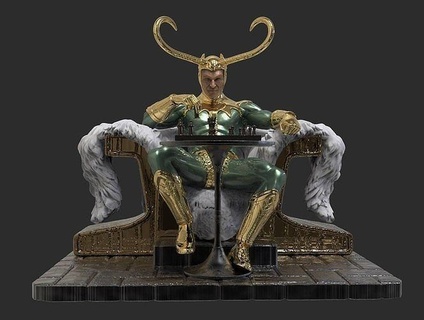 Loki oyun tahtlar 3d basılı satranç tahtası lokiandthesatranç 3dprint hayret Yenilmezler koleksiyon heykel el çizilmiş geekydecor inek zehiri fanart çizgi roman Tom Hiddleston Sanat oyunlar oyuncaklar 3d print model - Mito3D