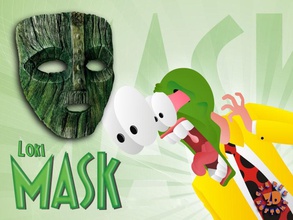 loki mask movie staring jim carrey games-toys games toys 3d print model - Mito3D