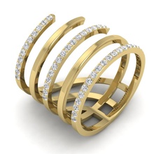 dedo anillo joya compromiso Boda joyería diamante plata enganchar oro Moda libra esterlina blanco brillante zafiro belleza anillos pendientes 3d print model - Mito3D