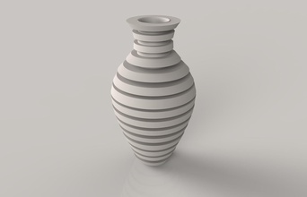 long flower vase art pot flowerpot decorative decor interior innoative design modified plant potted houseware other 3d print model - Mito3D