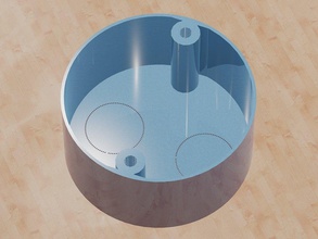 boucle box 20mm conduit boites électrique métal pvc boîte mur angle vis emt science ingénierie maison éclairage 3d print model - Mito3D