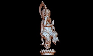 signore genesha danza versione lordgenesh artgenesh geneshdance elefante hindugenesha hindugod hinduelephant gioielleria 3d print model - Mito3D
