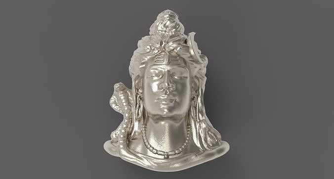 Kral Shiva Sanat heykel din Antik takı kolye 3D print model - Mito3D