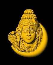 seigneur shiva religion art or le bouddha dieu de l'église d'argent bijoux pendentifs 3d print model - Mito3D
