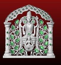 senhor Vishnu olho laxmi ji pandente Projeto arte cultura tradicional estátua símbolo joalheria 3d print model - Mito3D