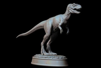verloren welt jugendlich tyrannosaurus rex 3d drucken modell jurassisch park jurassic tyrannousaurusrex tyrannousaurus baby babyrex statue raubvogel velociraptor dinosaurier dino verlorene jurassicworld hobby diy spinosaurus 3d print model - Mito3D
